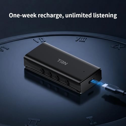 Fanmusic TRN Wave QCC3095 + Dual CS43198 Portable DAC/AMP Supports Bluetooth 6.0 Decoder Earphone Amplifier 4.4mm/3.5mm Type-C USB