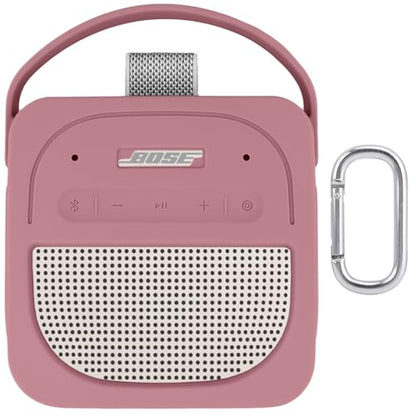 Silicone Cover for Bose SoundLink Micro 2nd Bluetooth Speaker | Scratch-resistant, Unhindered Sound, Silicone Construction, Portable Carrying Silicone Cover, Pink Silicone Cover - color: Pink Cover