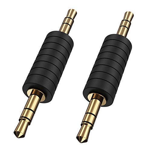 CableCreation 3.5mm Headphone Extension Cable 90 Degree Right Angle with Headphone Splitter 3.5mm Audio Stereo Y Splitter