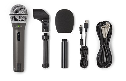 Samson Q2U USB/XLR Dynamic Microphone Recording and Podcasting Pack