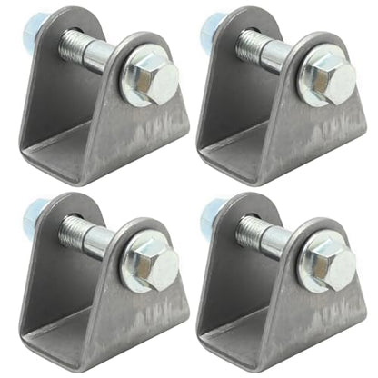 4 Pack Shock Mount, Steel Base Shock Absorption Suspension Bracket Mounting, Replacement for Motorcycle Dirt Pit Bike ATV Go Kart
