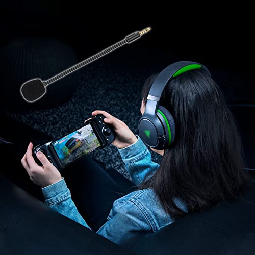 Kaira Pro Mic for Razer Kaira Pro Wireless Gaming Headset, 3.5mm Detachable | Noise Cancelling Microphone Boom for Xbox One, PS4, PS5, PC