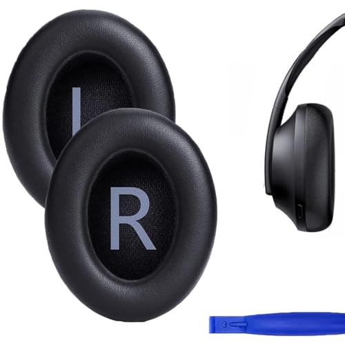Adhiper Replacement Ear Pads for Bose 700/NC700 Wireless Headphones,NC700 Protein Leather Ear Cushions,Headphone Earpads with Memory Foam (Black - color: Black