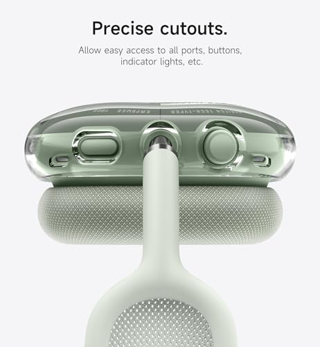 SURITCH for AirPods Max Case, TPU Anti-Scratch Ear Cups Cover for Apple AirPods Max - Green - color: Green