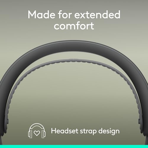 Logitech Zone Wireless 2 ES for Business Headset - Teams - Graphite | Adaptive Hybrid ANC, Bluetooth, USB-C & USB-A, Microsoft Teams Certified, ideal for Business, Noise-Canceling - color: Graphite, style: Wireless 2 ES