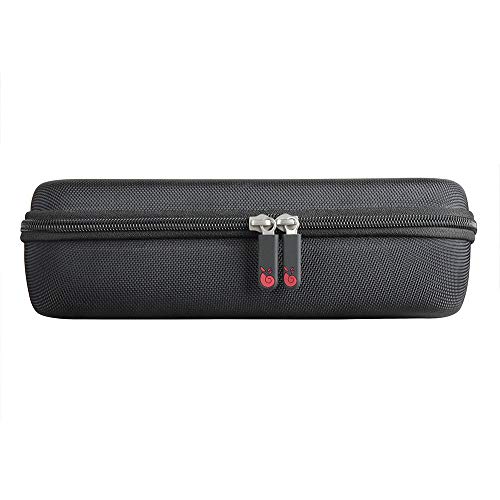 Hermitshell Hard Travel Case for JBL Wireless Two Microphone System with Dual-Channel Receiver (Black+Inner Orange) - color: Black+Inner Orange