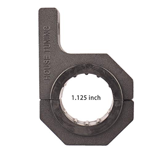 1.125" Tube Clamp Mount Bracket,Roof Roll Cage Holder for Whips,Shovel, LED Light Bar (Pack of 2) (2pcs-1.125" Clamp) - size: 1.125"