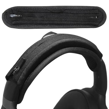 Adhiper Headphone Headband Cushion Cover for Sennheiser HD450BT, HD440BT, HD458BT, Momentum 4/3/2, ACCENTUM Headphones, 6mm Thick Soft Band Cover for Pressure Relief & Anti-Peeling, with Hanging Loop