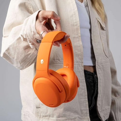 Skullcandy Crusher ANC 2 Noise Cancelling Wireless Headphones - Hazard | Multi-Sensory Crusher Bass, Over-Ear Fit, Bluetooth, 60 Hours Battery, Working Out, Gym, Travel, Studying, Music, Gaming - color: Hazard