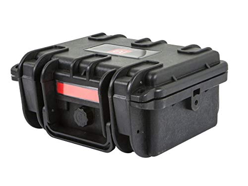 Monoprice Weatherproof / Shockproof Hard Case - Black IP67 level dust and water protection up to 1 meter depth with Customizable Foam, Black, 8.5" x 7.1" x 4" - color: Black, size: 2 Liter, style: Case