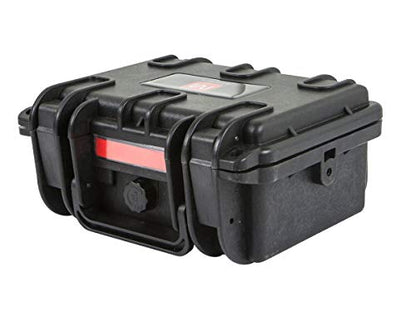 Monoprice Weatherproof / Shockproof Hard Case - Black IP67 level dust and water protection up to 1 meter depth with Customizable Foam, Black, 8.5" x 7.1" x 4" - color: Black, size: 2 Liter, style: Case
