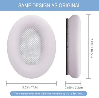 GEVO Premium Replacement Ear Pads for Bose QC35 & QC35ii Headphones - Pink | Fits QuietComfort 35 & 35ii / SoundLink 1&2 AE（Over-Ear）- Soft Protein Leather · Adaptive Memory Foam and Extra Durable - color: Petal Pink