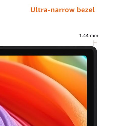Amazon Basics 24 Inch (23.8 inch viewable) Monitor, FHD 1080P, Max 100Hz, VESA Compatible, Built-in Speakers, Black - size: 23.8 inch viewable, style: 100Hz