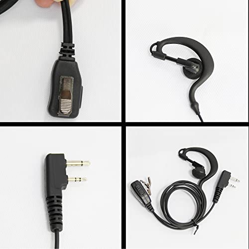 Ear Hook Earphone Headset Earpiece for IC-F3001 F4001 F4011 F4023 IC-F4021 IC-F3021 Radio