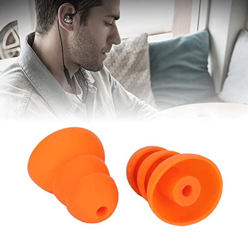4 Pairs Replacement Silicone Ear Tips for Se846 Se535 Se215 and Inner Hole 2.0‑3.5mm Earbud, Great Seal and Sound Isolation, Silicone Replacement Earbud Ear Buds Tips, Ergonomic Design