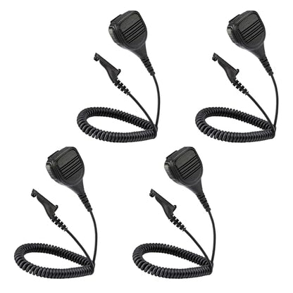 Arrowmax 4PS-APM250-M9 IP56 Waterproof Shoulder Speaker MIC Compatible with Motorola Radios APX6000 APX7000 APX8000 XPR6350 XPR6550 XPR7550 XPR7350e XPR7550e XPR7580e APX 6000 7000 8000 - size: 4 Pieces
