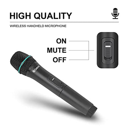 D Debra Audio AU400 Pro UHF 4 Channel Wireless Microphone System - color: with 2 Handheld & 2 Bodypack (B)