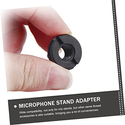 30pcs Microphone Stand Adapter 3/8 to 5/8 Male Screw Converter Aluminum Shock Mount Mic Thread Adapter Set for Camera Tripod and Mic Boom Stand