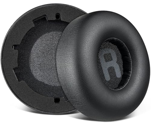 SOULWIT Earpads Replacement for JBL Tune 600(T600BTNC 600BTNC)/660(T660NC 660NC)/670(T670NC 670NC) Headphones, Ear Pads Cushions with Soft Protein Leather, Noise Isolation Foam - Black - color: Black
