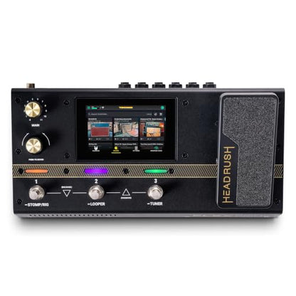 HeadRush Flex Prime Electric Guitar Multi-Effects Pedal | Multi-Effects Processor with Amp Cloner, Looper, Auto-Tune, Wi-Fi, Bluetooth, Touchscreen, Drum Machine, Neural Amp Modeler - style: Flex Prime