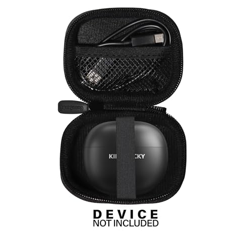 Case for King Lucky i121 Clip on Earbuds Open Ear 5.4 Headphones (Black) - color: Black