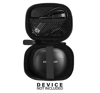 Case for King Lucky i121 Clip on Earbuds Open Ear 5.4 Headphones (Black) - color: Black