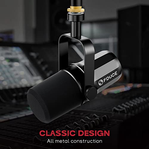 XLR Dynamic Microphone for Vocal Recording, Podcasting, Gaming, Live Streaming&Broadcasting, All Metal Cardioid Mic, Voice-Isolating Technology SL40X - style: SL40X