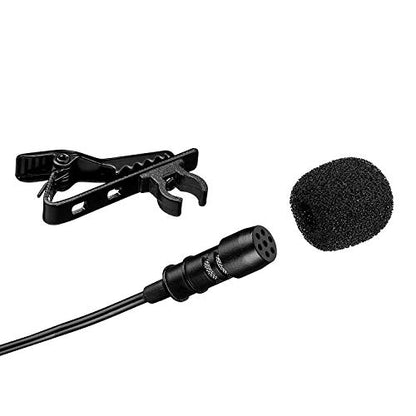 Lav Mic Clip Set 24 Pcs Lavalier Mic Clip Replacement | 12 Foam Windscreen Cover, 12 Metal Lapel Microphone Clips, Lavalier Mic Clip Replacement Accessories