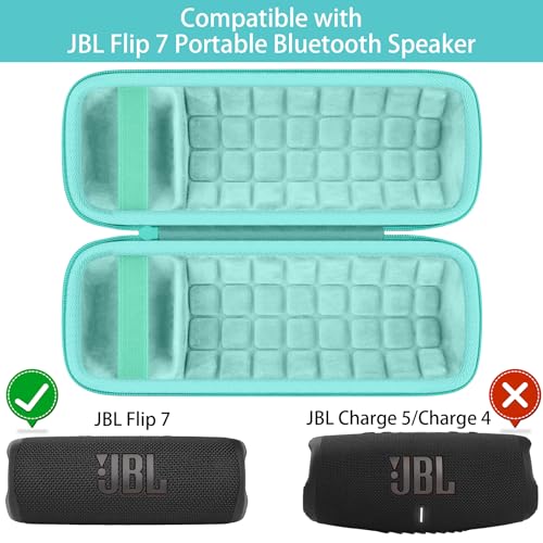 Hard Case for JBL Flip 7 Portable Wireless Bluetooth Speaker - color: Green Case