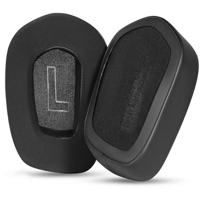 Cooling Gel Ear Pads Replacement Ear Cushions Compatible with Logitech G733 G535 G335 Lightspeed Wireless Gaming Headset Earpads Ear Cups with Breathable Ice Silk Fabric (is Black)