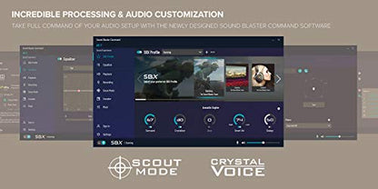 Creative Sound Blaster AE-7 Hi-Res PCIe Gaming Sound Card and ACM | Hi-res, PCIe DAC, Headphone Amp, Xamp, Audio Control Module, Hi-Res Audio, Sound Card
