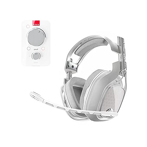 Microphone for Astro A40, A40 TR Gaming Headsets, Detachable 3.5mm, White | Noise Cancellation Mic with Foam Cover, for PS5 PS4 Xbox Series X/S - color: White