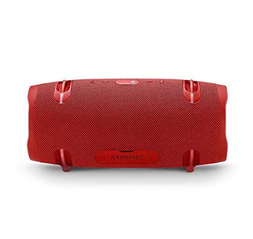 JBL Xtreme 2 - Portable Bluetooth Speaker - Red | Wireless Bluetooth Streaming, Up to 15 hours of playtime, IPX7 waterproof, JBL Connect, Durable fabric and rugged material - color: Red