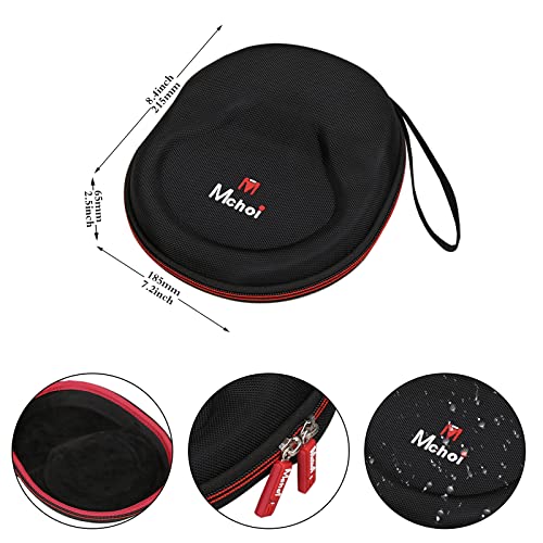 Mchoi Hard Protable Case Fits for Logitech H390 / Logitech Zone 301 Wired Headset, Case Only - color: Black