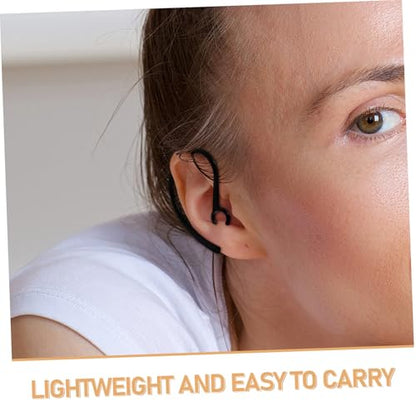 Toyvian 10pcs Slip Sports Earbuds Tips Silicone Ear Tips Comfortable Ear Hook Earbud Holder Drop Earhooks Accessories Portable Design for Running Gym Travel
