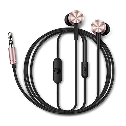 1MORE Piston Fit in-Ear Earphones Fashion Durable Headphones with 4 Color Options, Noise Isolation, Pure Sound, Phone Control with Mic for Smartphones/PC/Tablet - Pink - color: Pink