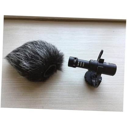 VANZACK Microphone Windscreen Cover Windproof Furry for Camera Microphones Enhanced Sound Reception Durable Protection for Outdoor Use Compatible with Various Models