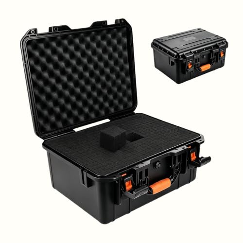for Starlink Mini Waterproof Case with DIY Cutting Foam for Travel Outdoor | Hard Shell Case, Portable and Shockproof, Precision Cut Foam, Fit for Star Link Mini Dish, ideal for RV Camping Adventure
