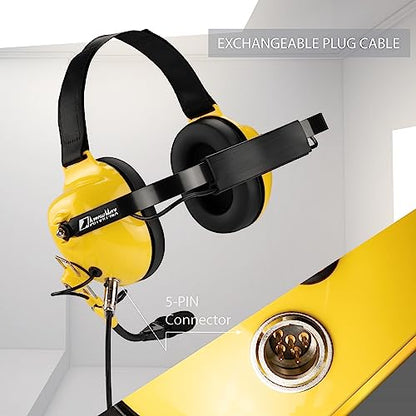 Arrowmax AHDH0032-YW-AX Noise Cancelling Headset Compatible with Motorola Radio R5 XPR 3300e XPR3500 XPR3300 XPR3300e XPR3500e XPR3300 XPR3500 - size: Yellow Color