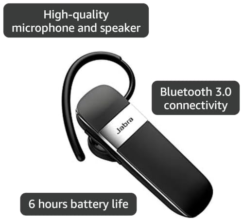 Jabra Talk 15 Bluetooth Headset for Hands-Free Calls with Clear Conversations and Ease of Use - style: Talk 15