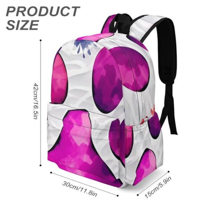 Travel Backpack for Women Men Carry On Backpack Coffee Collection Laptop Bag Lightweight Casual Daypack - color: Colorful Paw