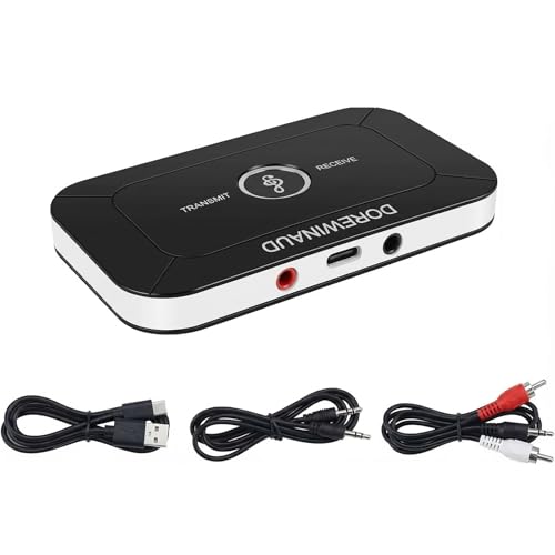 Bluetooth Transmitter Receiver 2-in-1 5.3 Wireless Bluetooth Adapter | Bose Wave Radio IV III II Awr1b1 Awr1b2 Receiver Supports TV, PC, MP3 Gym - Connects Speakers/Headphones