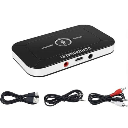 Bluetooth Transmitter Receiver 2-in-1 5.3 Wireless Bluetooth Adapter | Bose Wave Radio IV III II Awr1b1 Awr1b2 Receiver Supports TV, PC, MP3 Gym - Connects Speakers/Headphones