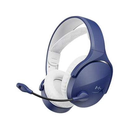 HyperX Cloud Jet – Dual Wireless Gaming Headset, 2.4GHz dongle, Bluetooth 5.3, PC, PS5, Mobile, USB-A – Light Blue - color: Blue, size: One Size, style: Wireless