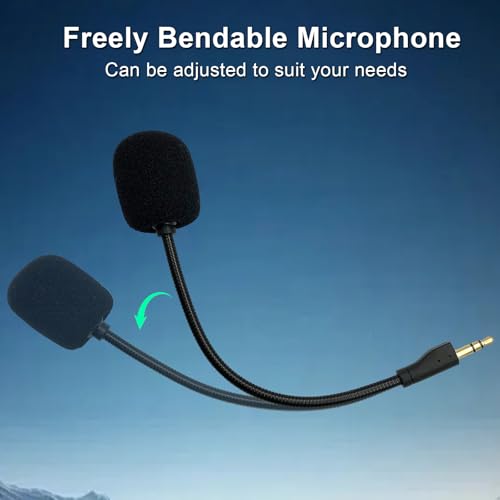Replacement Game Microphone Compatible with Logitech G PRO X2,G PRO X Wireless and G Pro Wired Gaming Headsets Detachable Noise Cancelling Crystal-Clear Mic for PS4, PS5