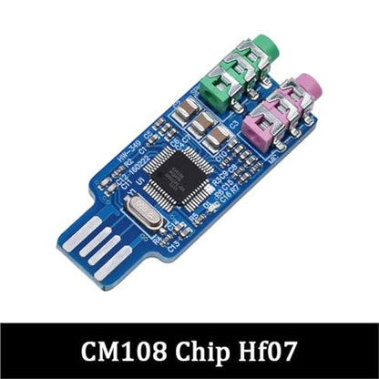 External Sound Card 5pcs 5V Mini PCM2704 CM108 USB Sound Card Power DAC Decoder Board Module for Pi 16 Bits for Windows, Mac,Desktop(CM108) - color: CM108