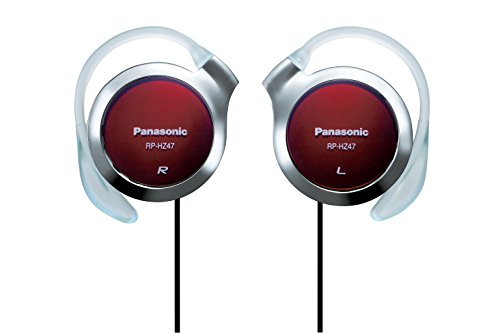 Panasonic Clip Headphone Red RP-HZ47-R (Japan Import) - color: Red