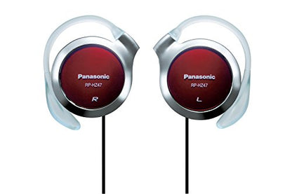 Panasonic Clip Headphone Red RP-HZ47-R (Japan Import) - color: Red