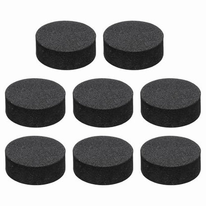 MECCANIXITY 8 Pcs Single Sided Speaker Isolation Feet Pads, 25mmx10mm Non Slip Foam Shock Absorption Base Pad Amplifier Stand Feet Mat for Speaker HiFi Home Theater Sound System, Black - size: 25mmx10mm