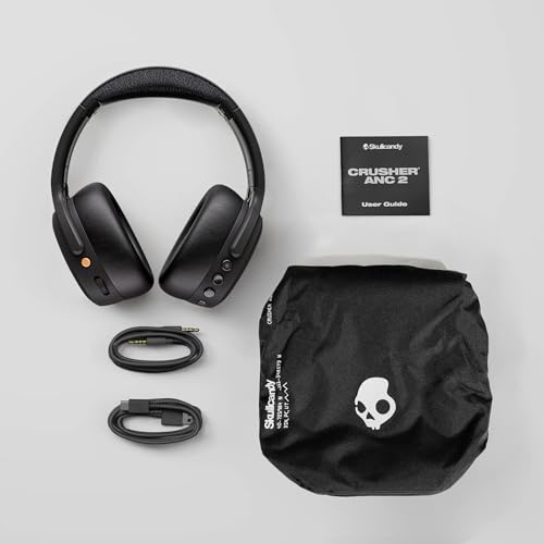Skullcandy Crusher ANC 2 Wireless Headphones - Realtree Edge Colors Hazard | Multi-Sensory Crusher Bass, Over-Ear Fit, Noise Cancelling, 60 Hours Battery, Working Out, Gym, Travel, Study, Music, Gaming - color: Realtree EDGE Hazard
